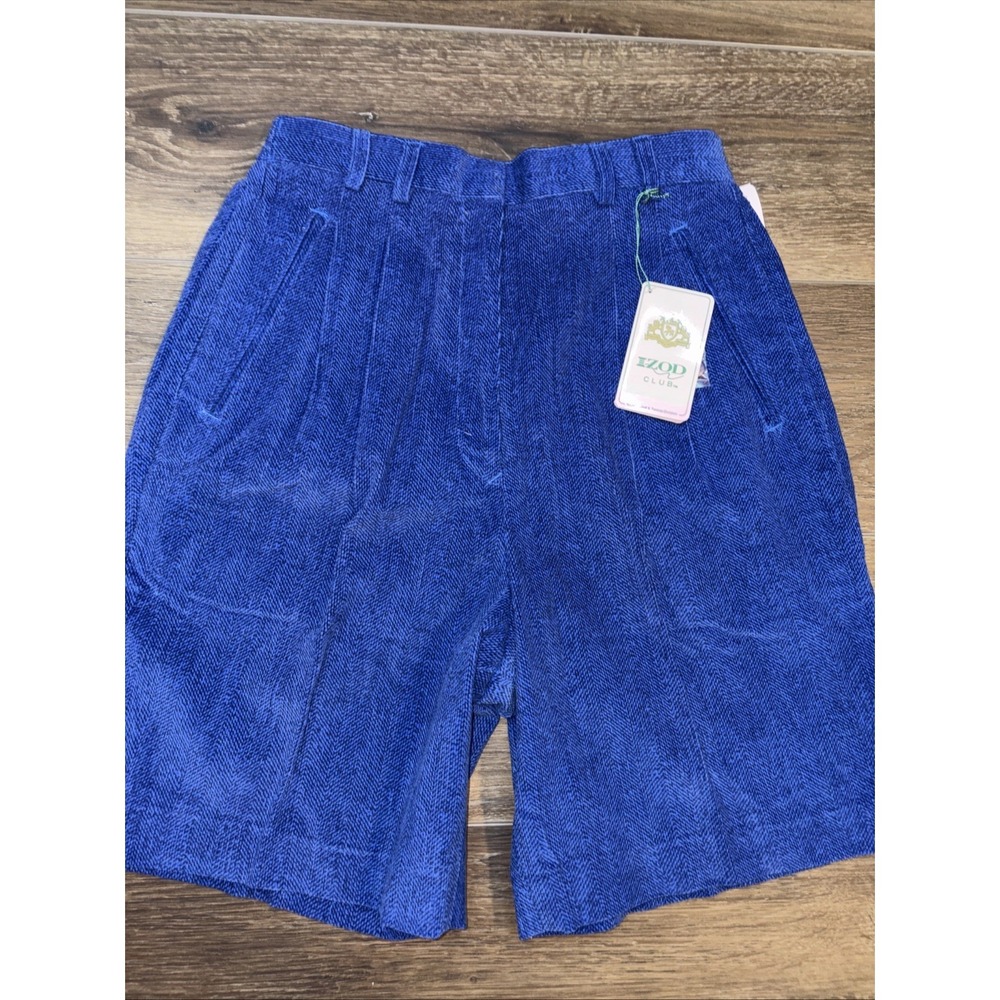 NEW‎ NWT Vintage 80S Izod Club Shorts Women's Size 4 Blue Lagoon Golf 8